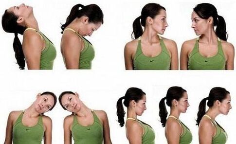 Gymnastics for neck with osteochondrosis
